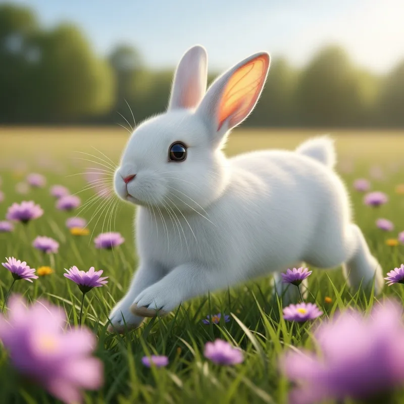 Happy Bunny in Meadow | The World's Happiest Rabbit