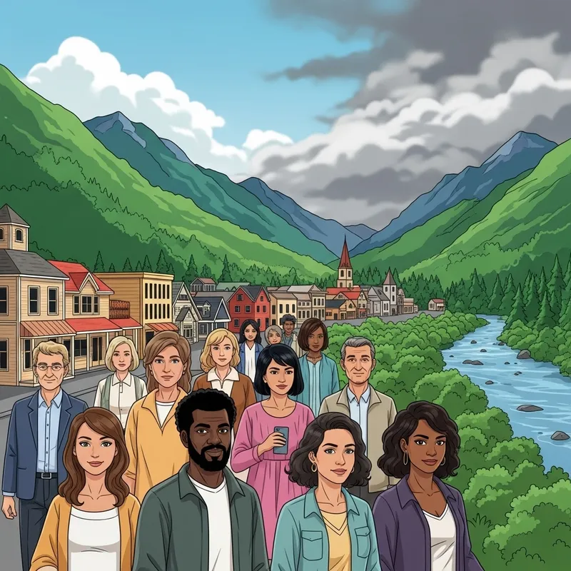 Slow-Onset Hazard in a Diverse Small Town