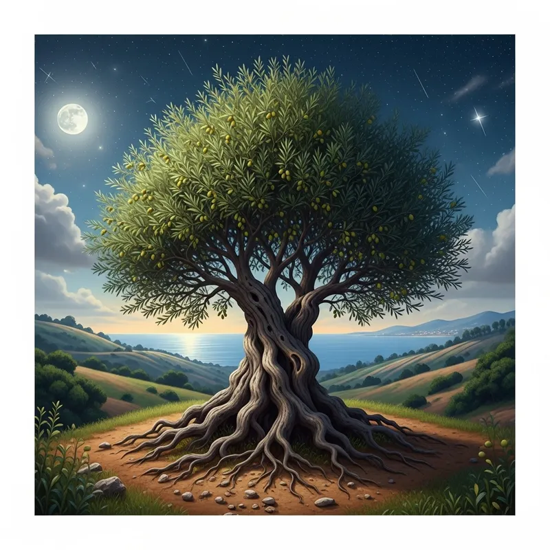 Olive Tree in the Holy Land BC - Timeless Beauty