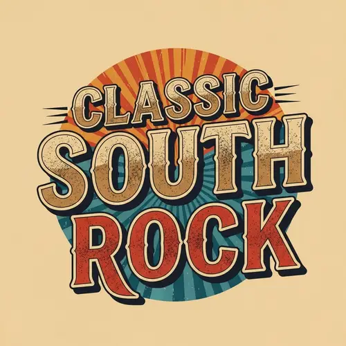 Classic South Rock Logo Design | Vintage Southern Style