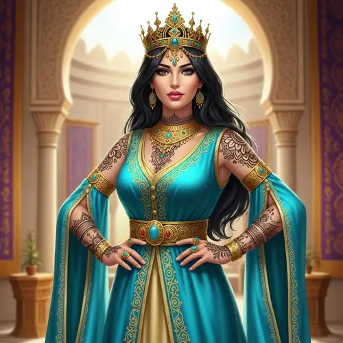 Tattooed Arabian Princess Jasmine | Gorgeous Disney Art