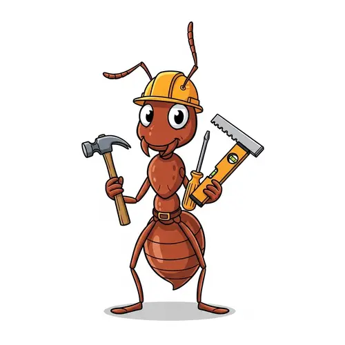 Cartoon Ant Builder: Industrious & Determined | Miniature Builder