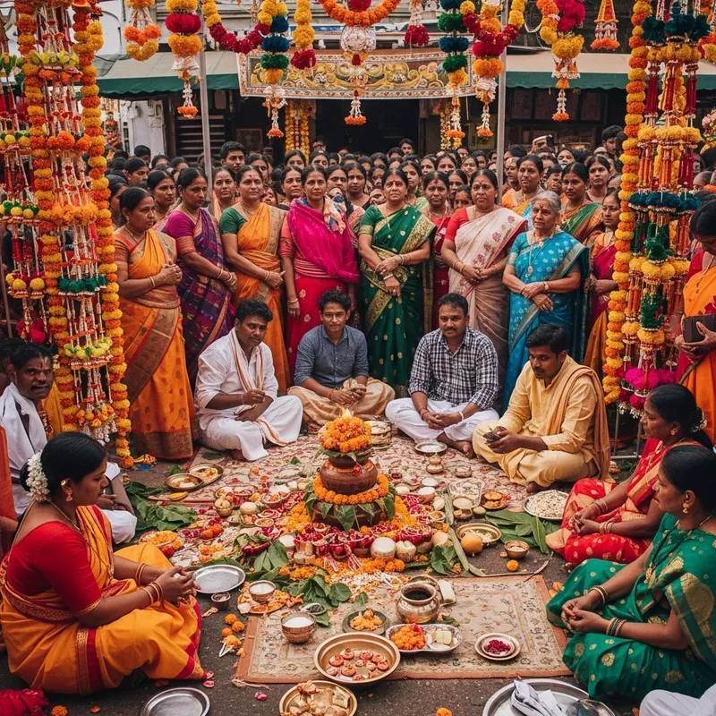 Capturing Vibrant Ugadi Festival Celebrations