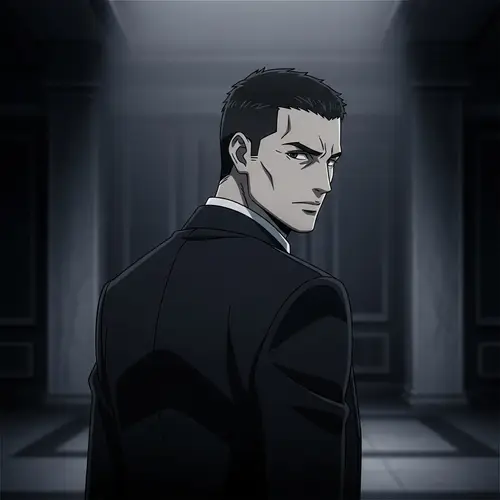 Ruthless Male Protagonist in Power Suit | Intriguing Character Study