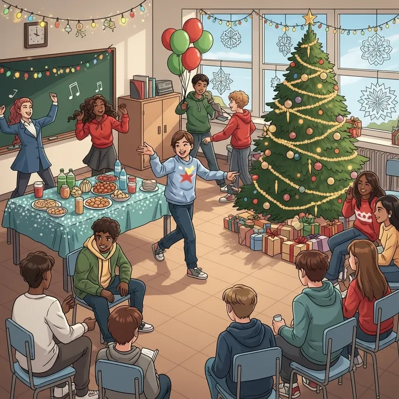 Grade 8 Harvey Christmas Party Celebration