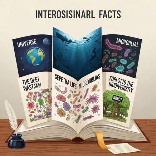 Fascinating Facts Book: Universe, Ocean, Microbial Life & Biodiversity