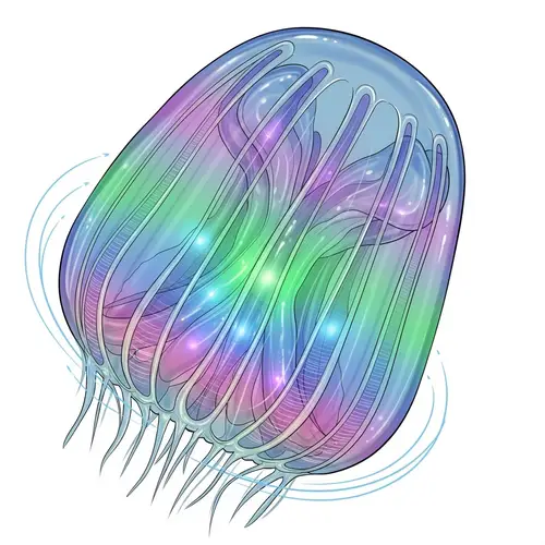 Detailed Comb Jellies Diagram: Unique Structure & Anatomy