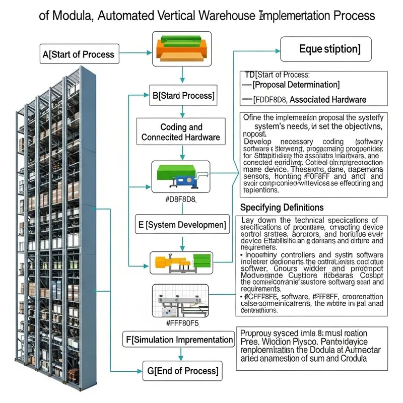 Automated Vertical Warehouse System Implementation Flowchart