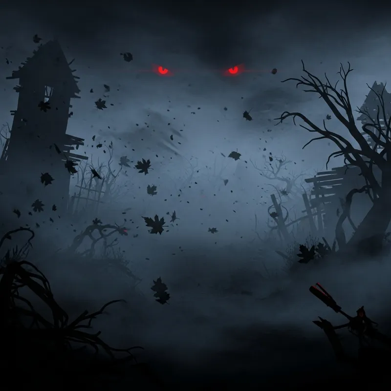 Terrifying Free Fire Image: Survival Battle in Mysterious, Smoky Terrain