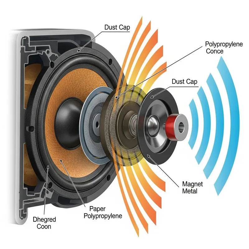 How Speakers Work: Components and Sound Waves Explained How Speakers Work: Components and Sound Waves Explained