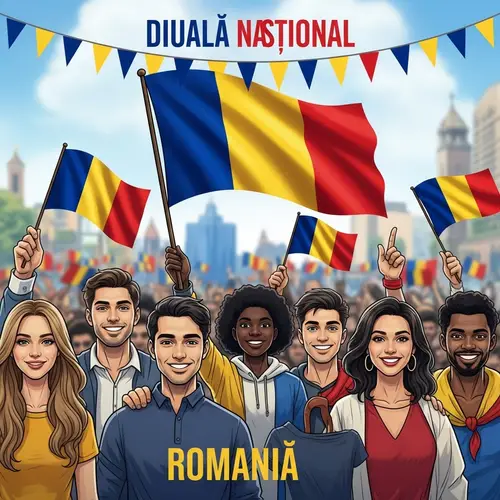 Celebrate Romanian National Day with Diverse Crowd and Festive Vibe