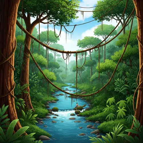 Explore the Jungle Liana River Adventure