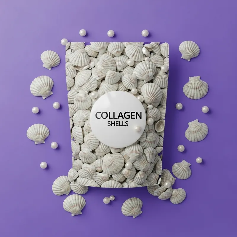 Marine Collagen Shell Packaging | Sea Pearl Shells Design