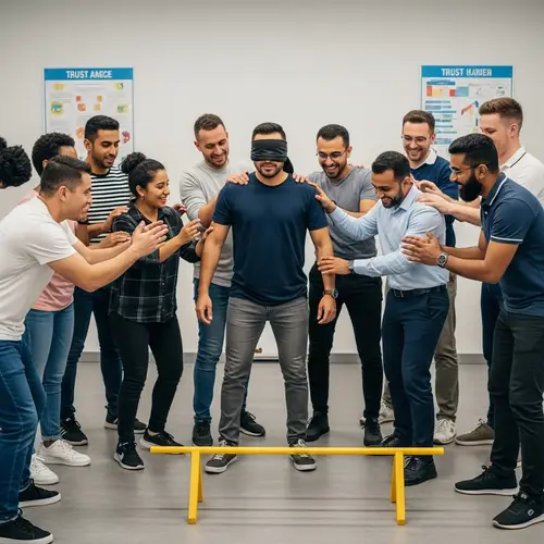 Diverse Team Building Activity for Trust-Building Exercises