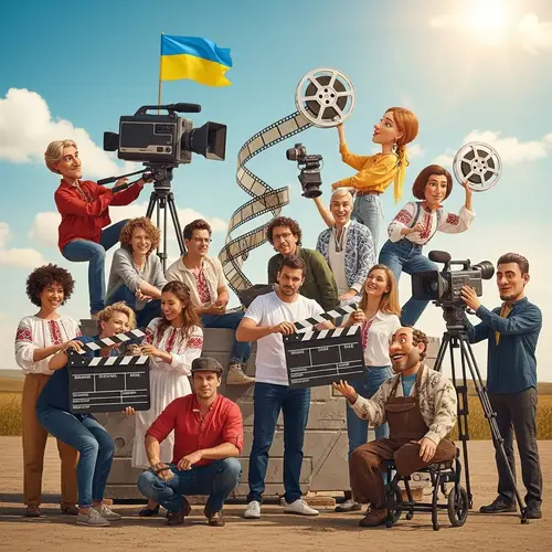Vibrant Film Set in Ukraine: Cinematic Chaos & Whimsical Animation