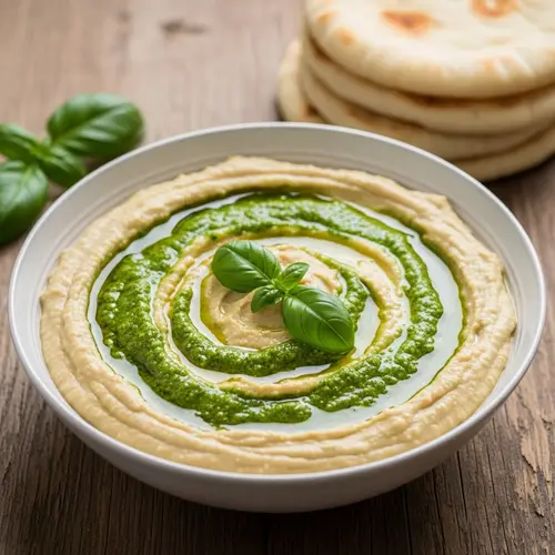 Delicious Pesto Hummus Recipe