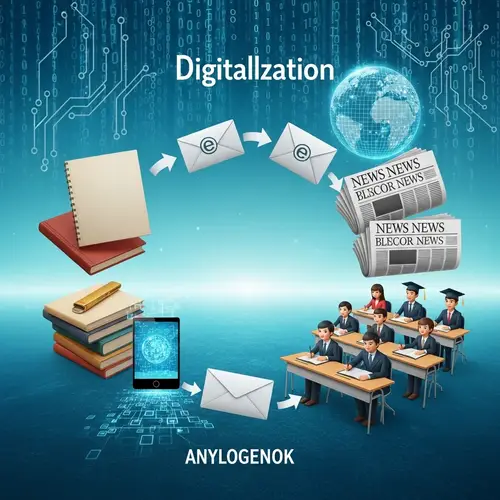 Analog to Digital Transformation | E-Books, E-Mail, News Websites
