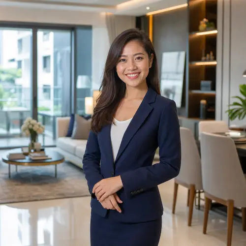 Confident Southeast Asian Real Estate Agent Portrait