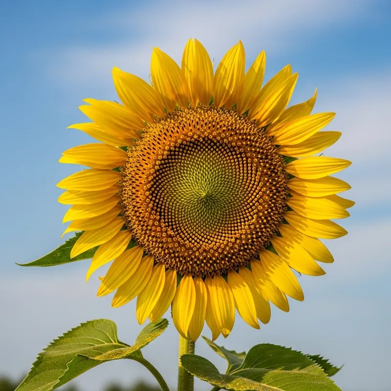 Beautiful Sunflower in Golden Sunlight - Captivating Nature Photography
