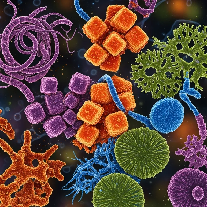 Microscopic Bacterial Archeology: Captivating Images