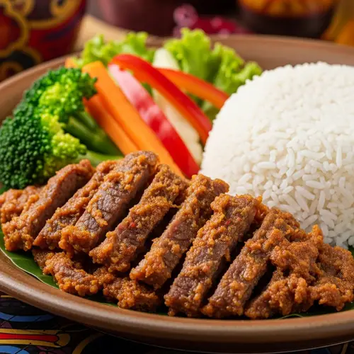 Rendang Dendeng: Malaysian Spiced Meat Delight