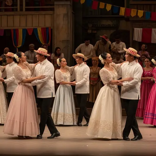 Traditional Philippine Pantomina Folk Dance Performance