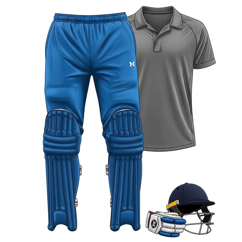 Blue Trouser with Grey Shirt Cricket Kit | Sportswear Essentials