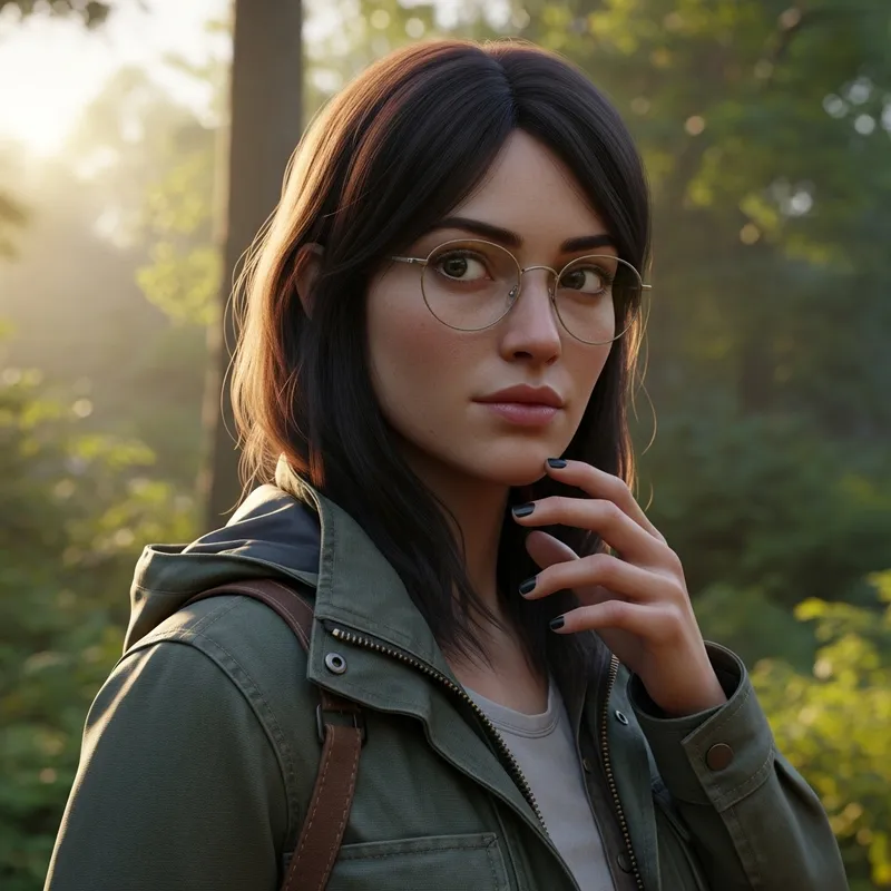 Dark Brown Haired Environmental Scientist with Glasses