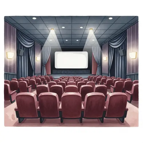 Luxurious Cinematic Ambiance in Watercolor Painting