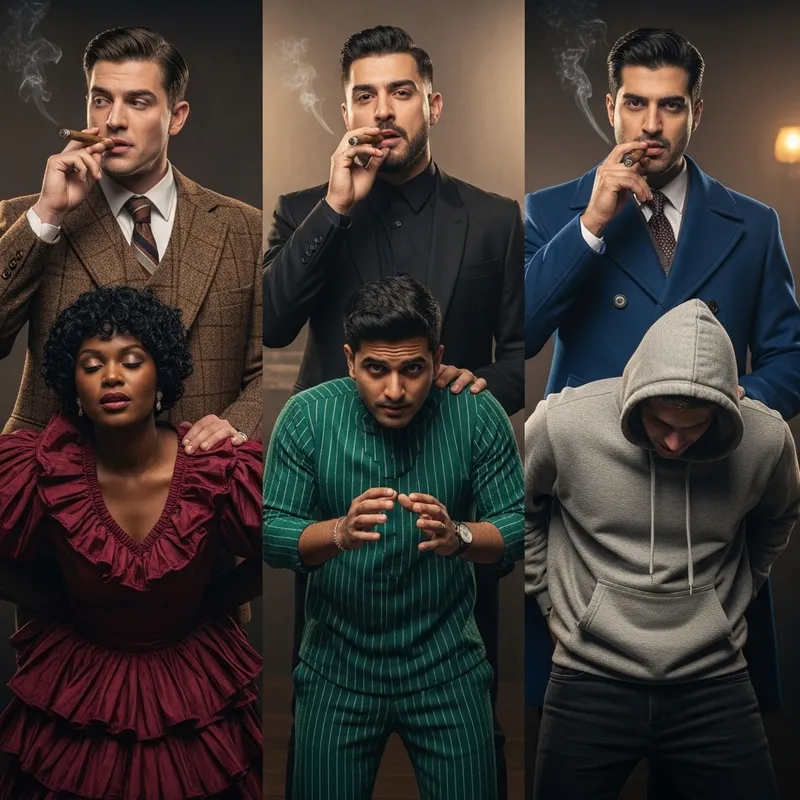 Chic Detectives Capture and Humiliate 3 Thieves in Vintage Crime Scene