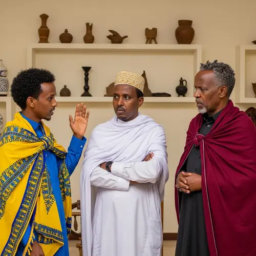 Discussion Among Somali Men | Cultural Conversation Scene