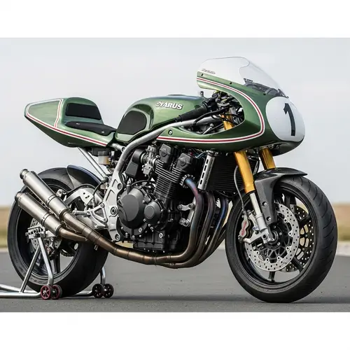 H2 Kawasaki Inspired High-Performance Race Motorcycle