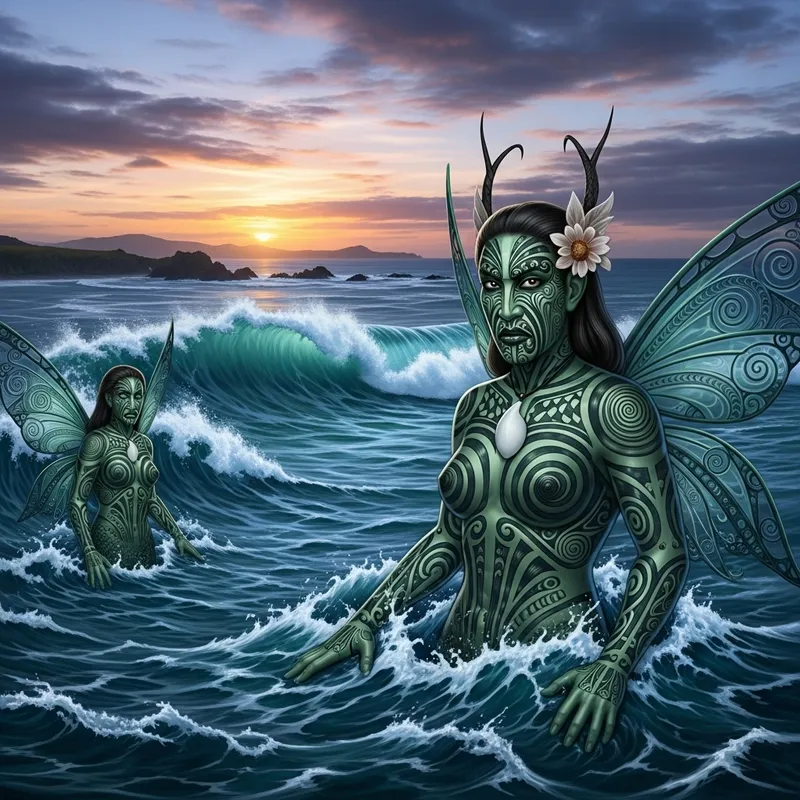 Maori Sea Fairies: Ethereal Beings of New Zealand Seas