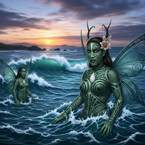 Maori Sea Fairies: Divine Beings of the New Zealand Coastal Realms