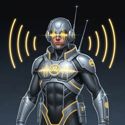 Radiant Rescuer - High-Tech Superhero with Telepathic Abilities