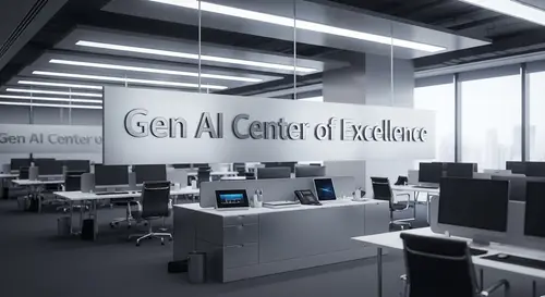Gen AI Center of Excellence | Modern Technology Office Design