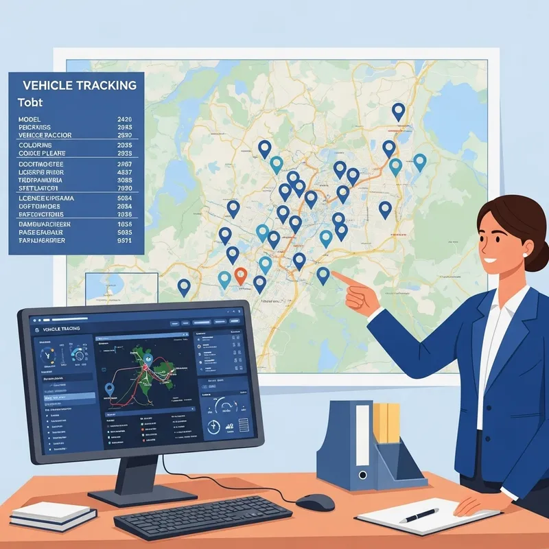 Create Image on Vehicle Tracking Location