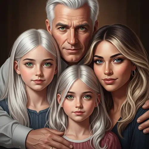 Heartwarming Family Portrait | Emotional Studio Photography