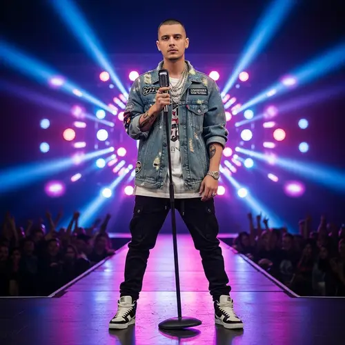 Male Rapper Impersonating Favé | Live Performance Aura