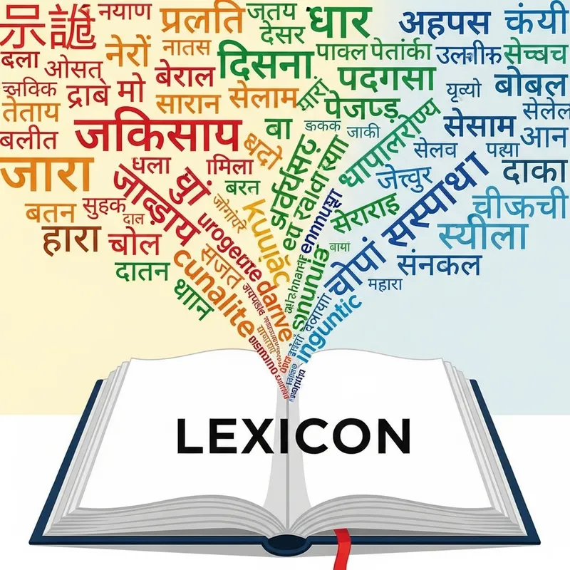 Multilingual Lexicon Collage | Languages Unity & Diversity