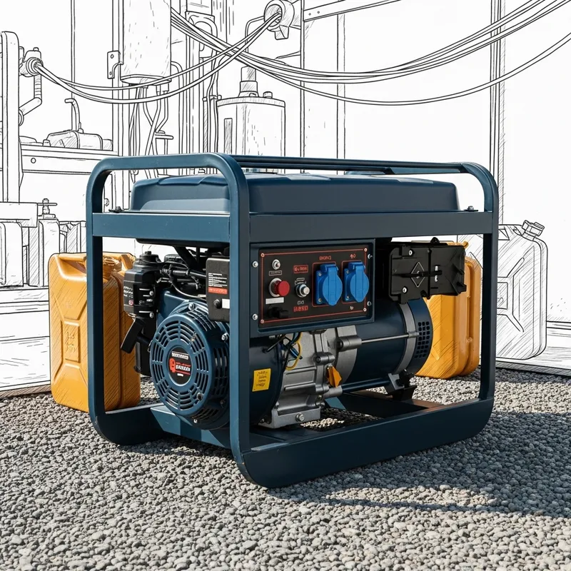 Powerful Gasoline Generator for Various Uses
