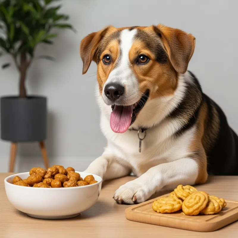 Dog Eating: Canine Enjoying a Meal