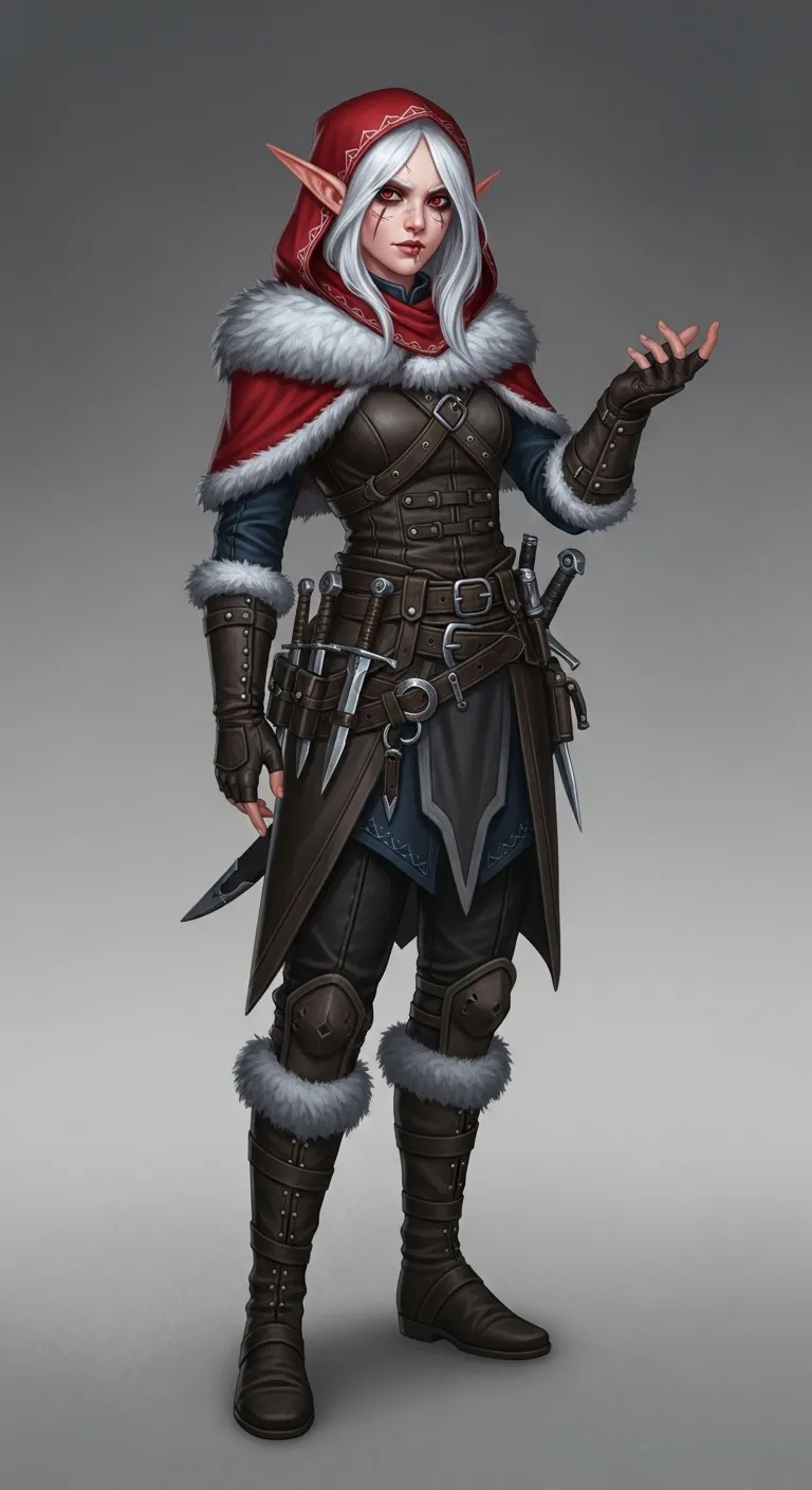 Disciplined Half-Elf Rogue Girl from the North | Mischevious Look Disciplined Half-Elf Rogue Girl from the North | Mischevious Look