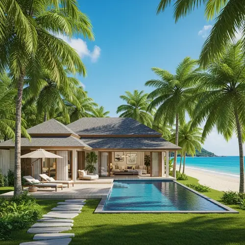 Tropical Bungalow Steps from the Beach