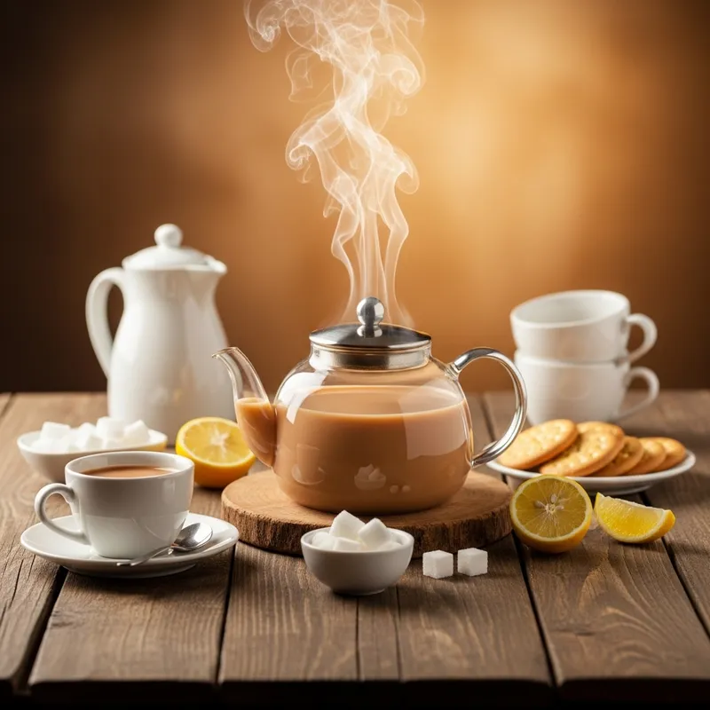 Cozy Afternoon Milk Tea Party: Warm & Creamy Delight