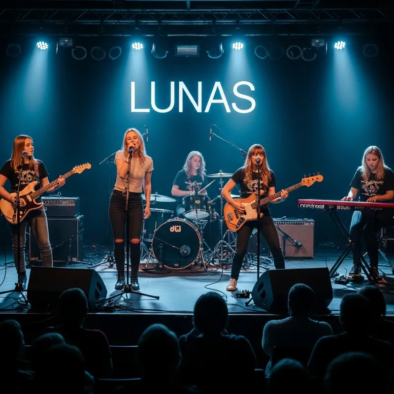 The Lunas: All-Female Pop Band with 5 Dynamic Members