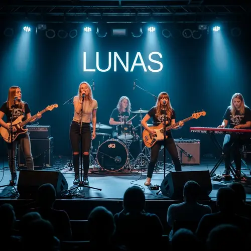 Lunas: All-Female Pop Band with 5 Members Performing Live