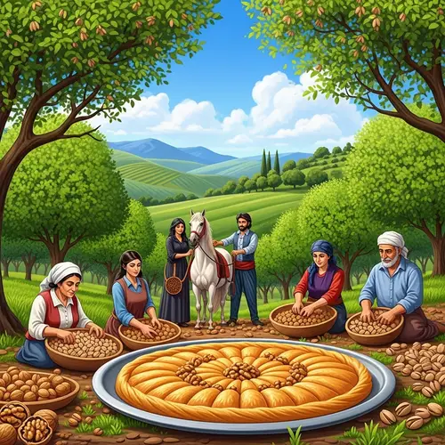 Baklava of Harmony: Unity & Diversity in Pistachio Orchard