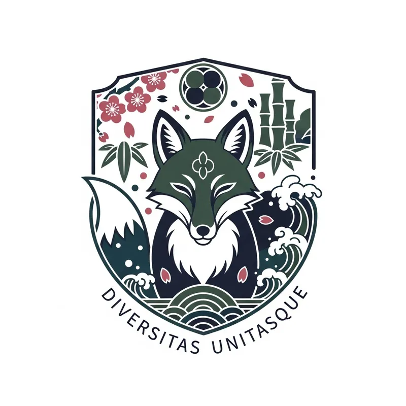 Family Crest in Japanese Art Style: Loyalty, Compassion, Betrayal, Diversity Family Crest in Japanese Art Style: Loyalty, Compassion, Betrayal, Diversity