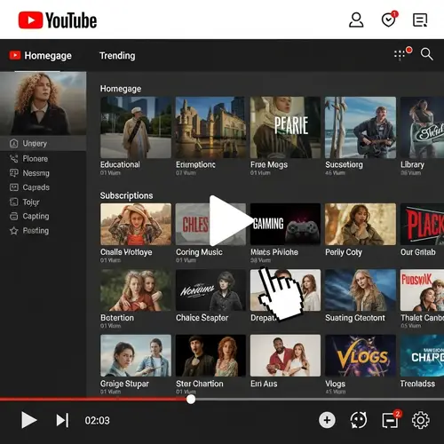Animated YouTube Platform Overview: Trending Videos & More